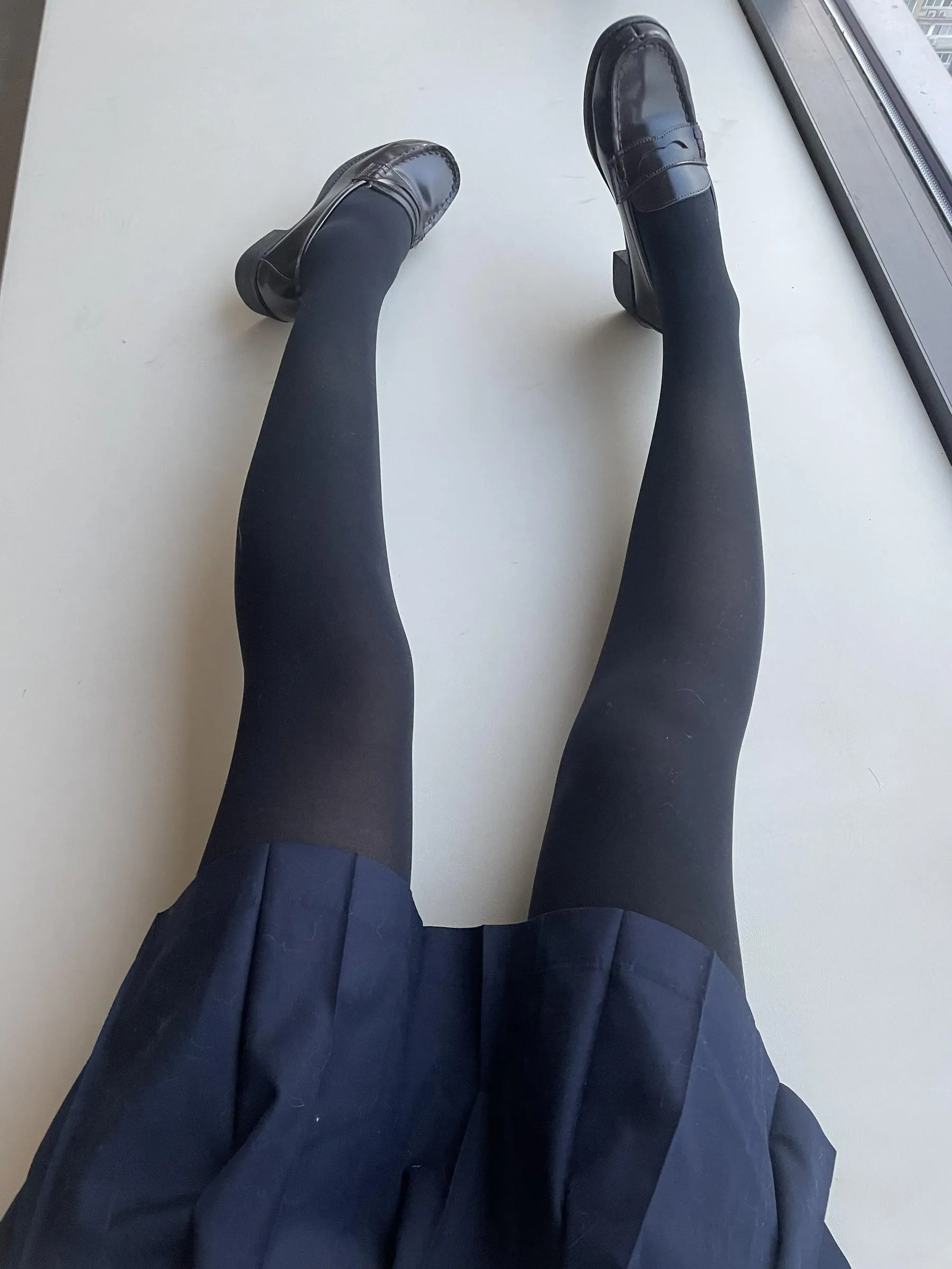 轩萧学姐 – NO.42 JK厚裤袜-自拍 [13P]插图5